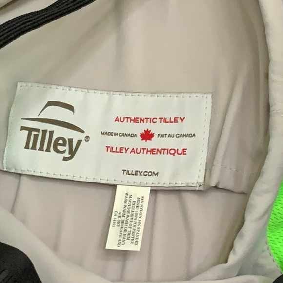 Tilley TAF101 AIRFLO ALGONQUIN hat - Glacier/lime (grey) - Picture 8 of 13